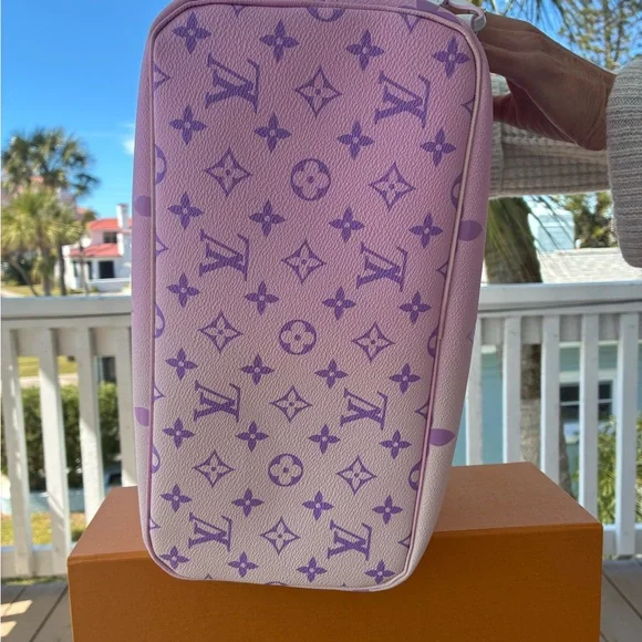 Louis Vuitton NeverFull Monogram Spring In The City Sunrise Pastel - Picture 11 of 11